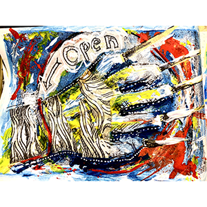 Mike McFadyean Mixed Media Art