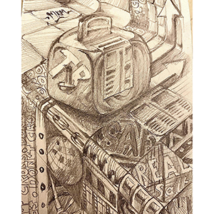 Mike McFadyean Pencil and Pen Art and Illustration